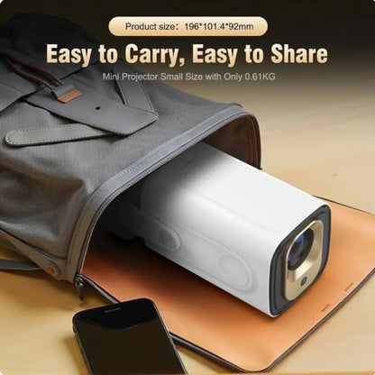 Zienora Horizon  Smart Projector with 1080p Auto Focusing Multi Functional Short Throw Projection Capabilities